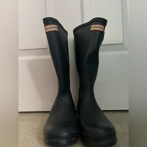 HUNTER boots navy blue woman’s